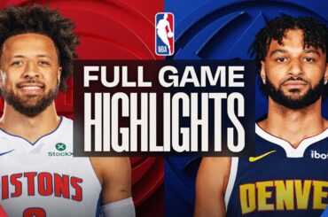 PISTONS at NUGGETS | FULL GAME HIGHLIGHTS | January 27, 2026