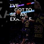 Obsession is the routine for LeBron James. #lakers