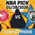 Atlanta Hawks vs Boston Celtics Pick 1/28/26 NBA Pick Prediction