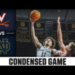Virginia vs. Notre Dame Condensed Game | 2025-26 ACC Men's Basketball