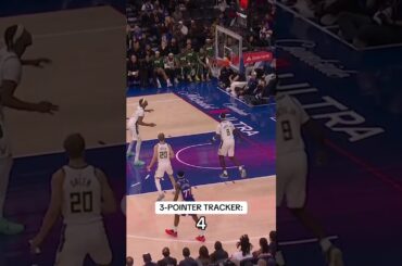 Paul George made the most threes he's made in a game since Feb. 2019 👏