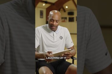 Vince just having fun out there 😎 #vincecarter #throwback #nba