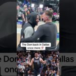 The Mavs crowd gives Luka Doncic a loud ovation 🙌