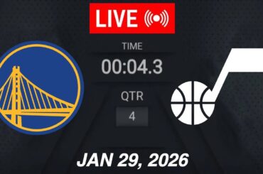NBA LIVE! Golden State Warriors vs Utah Jazz | January 29, 2026 | 2026 NBA Season Live 2K