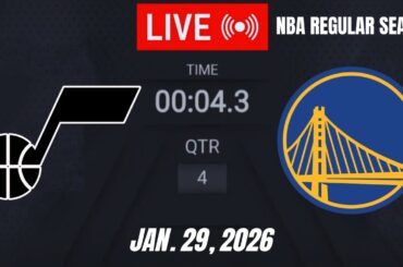 NBA LIVE! Golden State Warriors vs Utah Jazz  | January 29, 2026 Warriors vs Jazz | 2K26