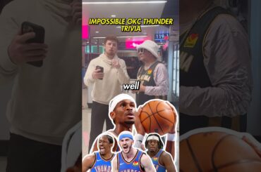 Oklahoma City Thunder SUPERFAN Trivia⚡️🤯