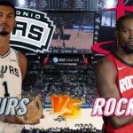 San Antonio Spurs vs Houston Rockets Live Play by Play & Scoreboard