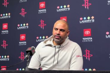 Houston Rockets Pregame: Ime Udoka talks Steven Adams season ending surgery