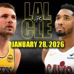 Los Angeles Lakers vs Cleveland Cavaliers Full Game Highlights – January 28, 2026 | NBA Season