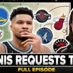 Reaction to GIANNIS TRADE REQUEST from Bucks: Warriors, Knicks, Rockets, Timberwolves big suitors