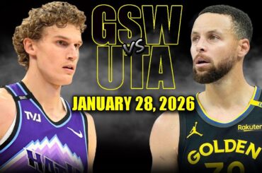 Golden State Warriors vs Utah Jazz Full Game Highlights – January 28, 2026 | NBA Season