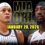 Miami Heat vs Orlando Magic Full Game Highlights – January 28, 2026 | NBA Season