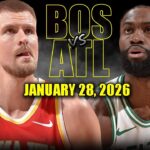 Boston Celtics vs Atlanta Hawks Full Game Highlights – January 28, 2026 | NBA Season