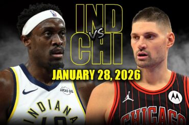 Indiana Pacers vs Chicago Bulls Full Game Highlights – January 28, 2026 | NBA Season