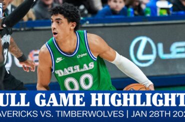 Mavericks Highlights vs. Minnesota Timberwolves | January 28, 2026