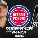 Detroit Pistons vs Phoenix Suns 1/29/26 NBA Free Picks & Prediction | NBA Betting Tips