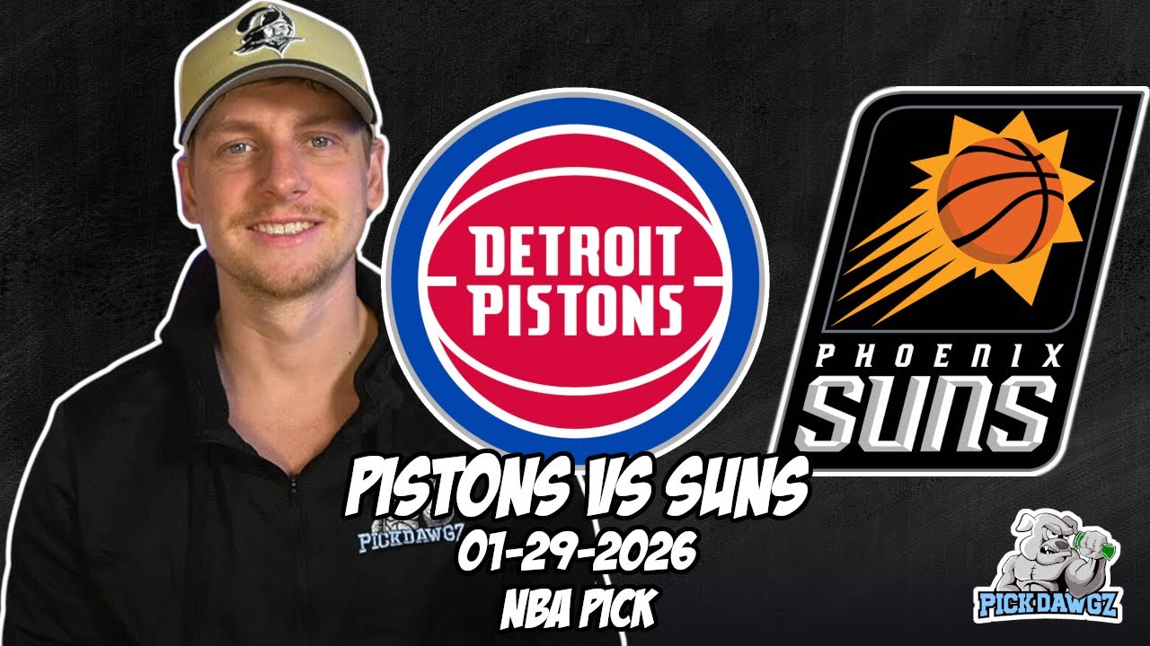 Detroit Pistons vs Phoenix Suns 1/29/26 NBA Free Picks & Prediction | NBA Betting Tips