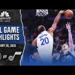 Warriors vs. Jazz highlights: Top plays in Golden State's 140-124 win | NBC Sports Bay Area