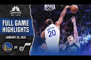 Warriors vs. Jazz highlights: Top plays in Golden State's 140-124 win | NBC Sports Bay Area