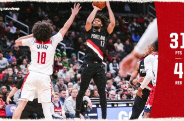 Shaedon Sharpe Puts Up 31 Points Against Wizards | January 27th, 2026