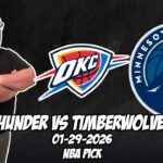 Oklahoma City Thunder vs Minnesota Timberwolves 1/29/26 NBA Free Picks & Prediction | NBA Tips