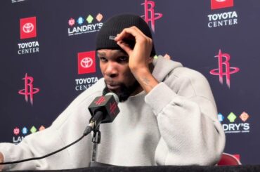 Houston Rockets Postgame: Kevin Durant talks loss to the Spurs