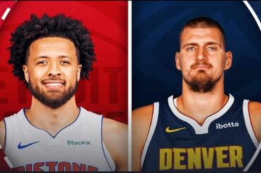 Detroit Pistons at Denver Nuggets  NBA Live Play by Play Scoreboard / Interga