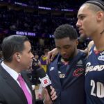 ‘This is Donovan Mitchell’s city now’ 😳 Jaylon Tyson gives Spida props after beating LeBron & Lakers