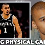 Victor Wembanyama on Physicality and Patience in Tough Road Win