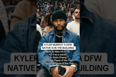 A Texas high school legend 🏈🔥 #kylermurray #nfl #nba #dallasmavericks