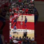 took over the 3rd with this 27-4 run 😏 #nba #nyknicks