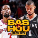 San Antonio Spurs vs Houston Rockets Full Game Highlights | Jan 28, 2026 | FreeDawkins