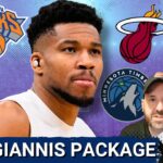 DEBATING the Best Giannis Trade Packages: Warriors vs Heat, Knicks & Timberwolves