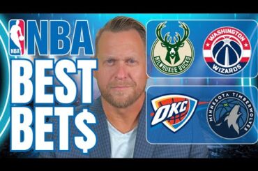Thursday NBA BEST Bets! Bucks vs Wizards | Thunder vs Timberwolves