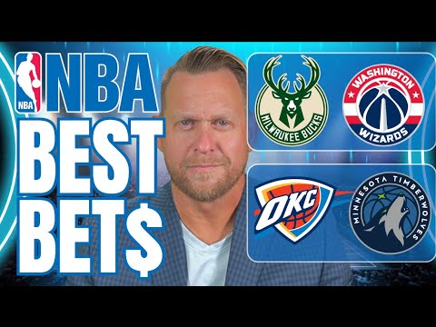 Thursday NBA BEST Bets! Bucks vs Wizards | Thunder vs Timberwolves