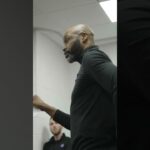 IN THE LOCKER AFTER WIN VS HEAT!