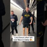Luka Doncic after Lakers win over Mavs in Dallas 🏀⭐️