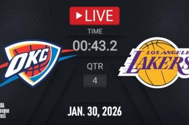 NBA LIVE! Los Angeles Lakers vs Oklahoma City Thunder | Jan. 30, 2026 | Thunder vs Lakers NBA 2K26