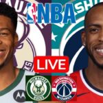 LIVE: MILWAUKEE BUCKS vs WASHINGTON WIZARDS | NBA | PLAY BY PLAY | SCOREBOARD