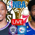 LIVE: SACRAMENTO KINGS vs PHILADELPHIA 76ERS | NBA | PLAY BY PLAY | SCOREBOARD