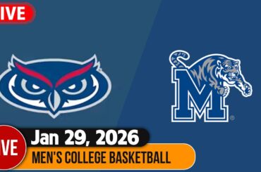 [LIVE] Florida Atlantic vs Memphis 01/29/2026 | Men's College Basketball | NCAAM Today