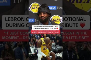 LeBron speaks on his tribute video in return to Cleveland 🙏