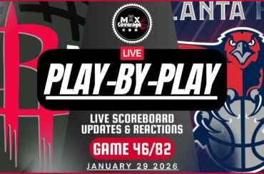 🔴LIVE - Houston Rockets vs Atlanta Hawks - Play-By-Play & Reactions (1/29/26)