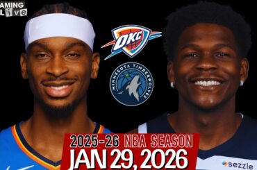 (LIVE) SGA vs Anthony Edwards | Oklahoma City Thunder vs Minnesota Timberwolves NBA Live Stream