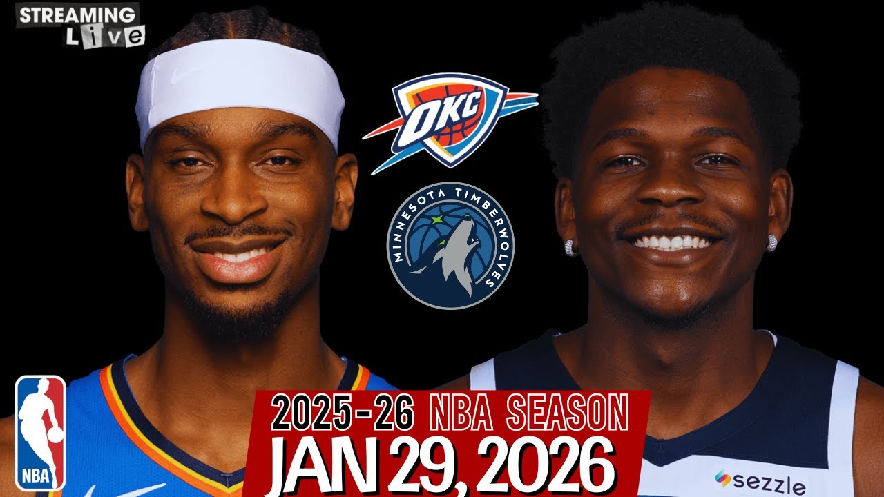 (LIVE) SGA vs Anthony Edwards | Oklahoma City Thunder vs Minnesota Timberwolves NBA Live Stream