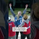 SHE RECREATED THE MOMENT PERFECTLY 👀 #johnwall #gamewinner #highlight #nba