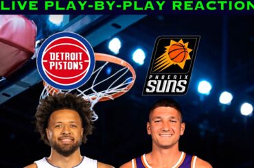 Detroit Pistons vs Phoenix Suns NBA Play-By-Play Reaction 1/29/26 LIVE