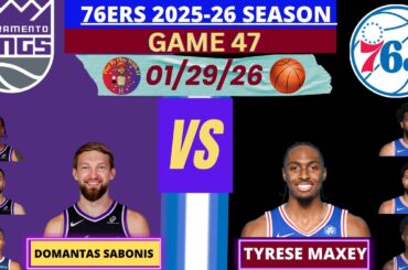 Philadelphia 76ers vs. Sacramento Kings LIVE | Radio-Style Play-by-Play #kings #76ers #sixers