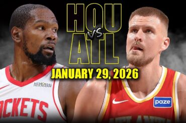 Houston Rockets vs Atlanta Hawks Full Game Highlights – January 29, 2026 | NBA Season