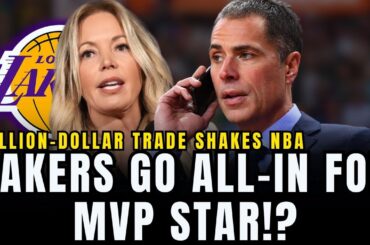🚨LAKERS ANNOUNCE BILLION-DOLLAR NEGOTIATION FOR MVP SUPERSTAR AND RIVALS PANIC - OFFER ALREADY MADE?